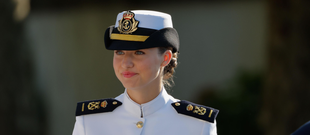 Así ha sido el ingreso de la Princesa Leonor en la Escuela Naval Militar de Marín (Pontevedra)