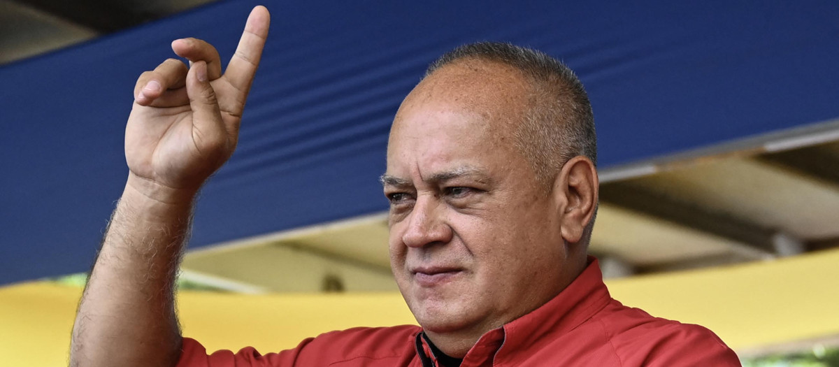 Diosdado Cabello Rondón, ministro de Relaciones Interiores, Justicia y Paz de Venezuela