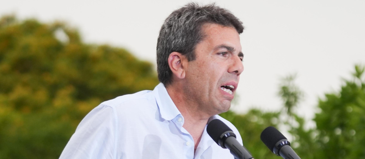 El presidente valenciano, Carlos Mazón