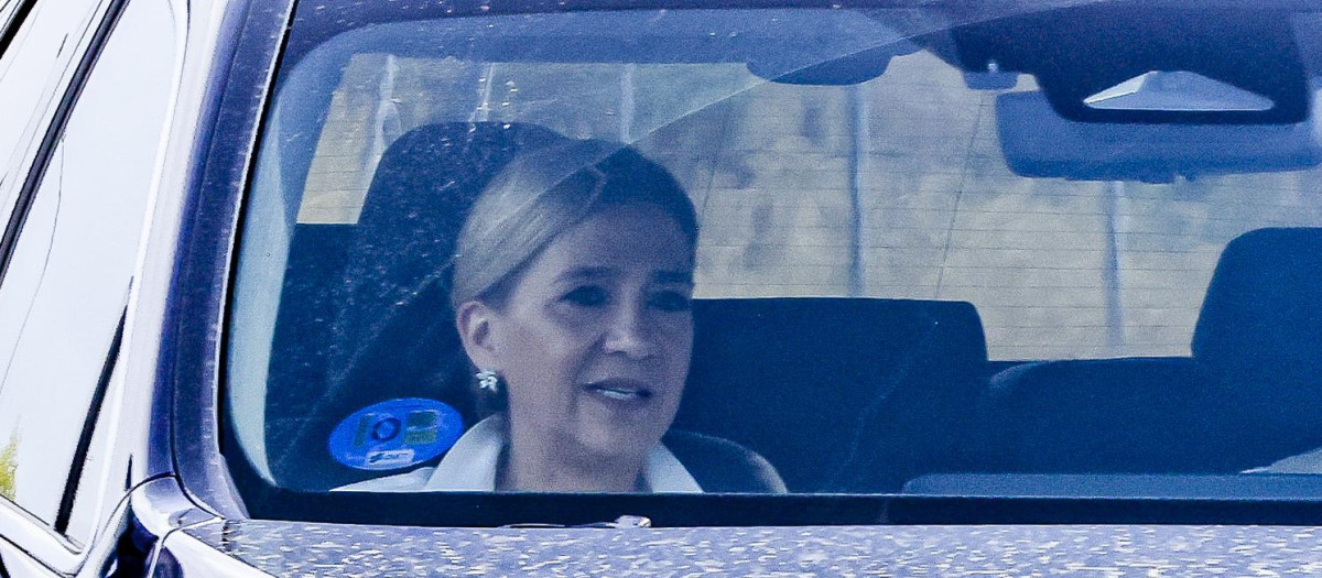 Spanish King Felipe VI arriving at the wedding of Victoria López-quesada and Enrique Moreno de la Cova Ybarra in Algete, Madrid. August 31 2024