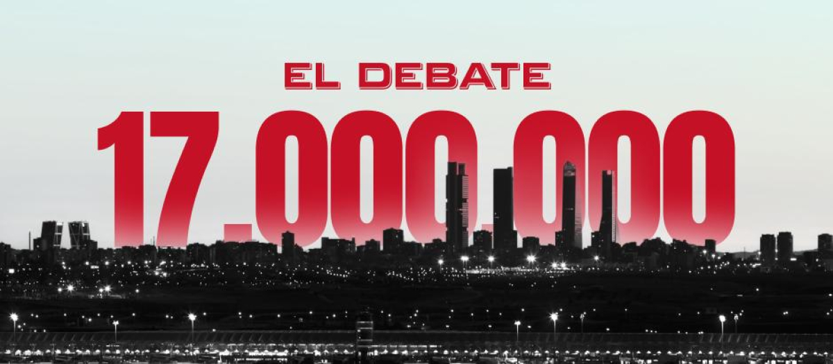 El Debate alcanzó 17 millones de usuarios únicos el pasado mes