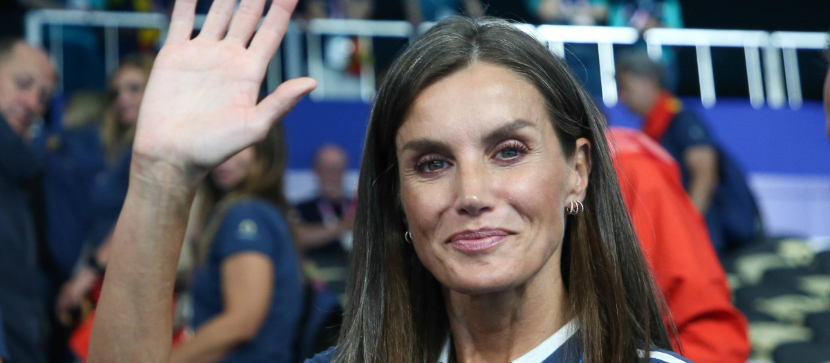 Queen Letizia of Spain attends the Paris 2024 Paralympic event in Nanterre near Paris, FRANCE - 30/08/2024.