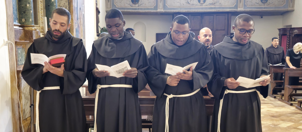 Los cuatro nuevos religiosos franciscanos de Tierra Santa