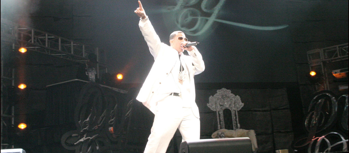 Daddy Yankee durante un concierto