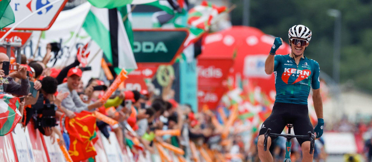 Urko Berrade ganó la 18ª etapa de la Vuelta a España