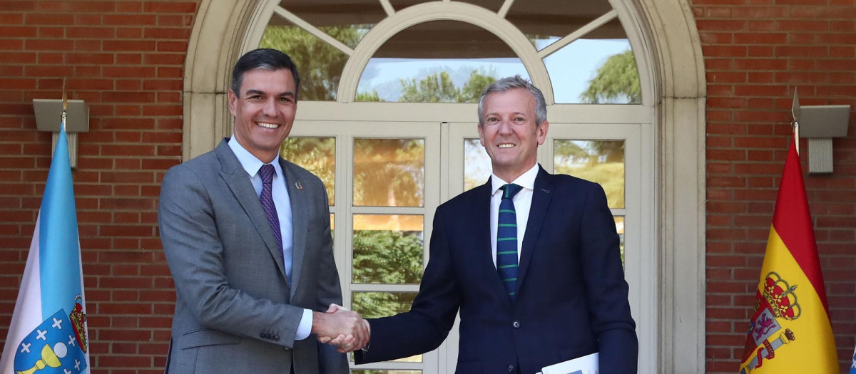 Alfonso Rueda visitó la Moncloa el 28 de julio de 2022