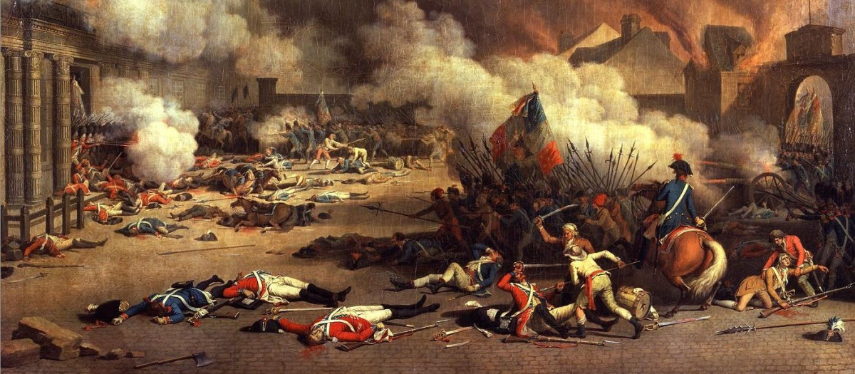 Toma del palacio de las Tullerías en 1793