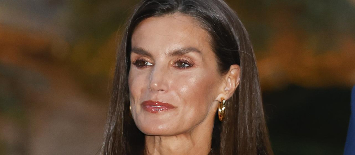 La Reina Letizia durante una recepción en el Palacio de Marivent el pasado julio