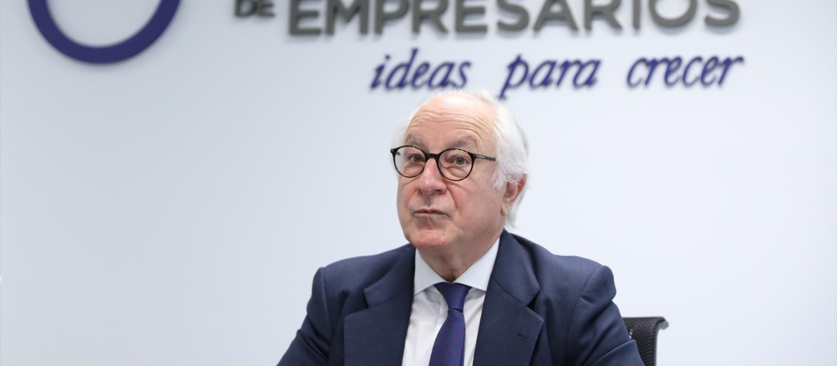 El presidente del Círculo de Empresarios, Juan María Nin.