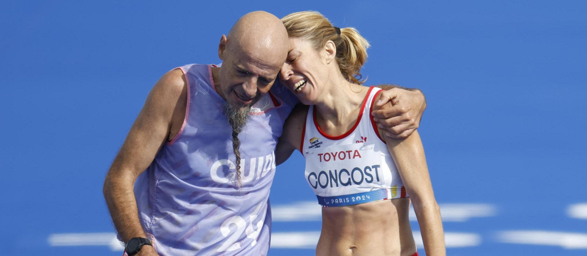 La atleta española Elena Congost fue descalificada tras conseguir la medalla de bronce