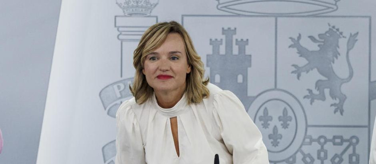 La ministra de Educación, Formación Profesional y Deportes y portavoz del Gobierno, Pilar Alegría
