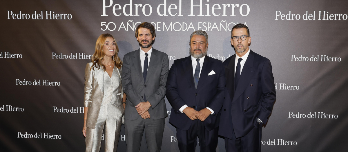 at photocall for 50 anniversary of Pedro del Hierro in Madrid on Tuesday, 10 September 2024.