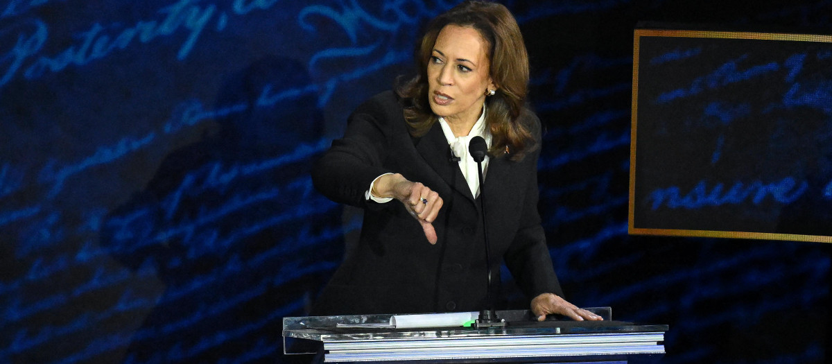 Kamala Harris vicepresidenta de EE.UU. y candidata presidencial por el Partido Demócrata