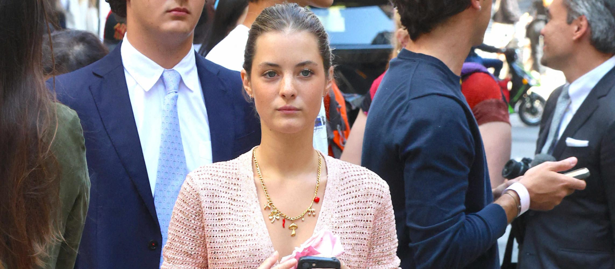 Olimpia Baez Herrera during the New York Fashion Week in New York, NY on September 9, 2024.