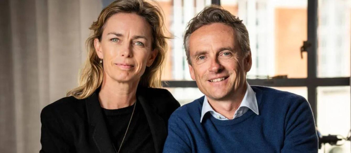 Morten Hummelmose y su esposa Nanna