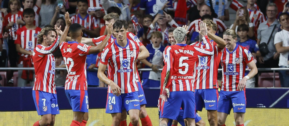 El Atlético de Madrid venció al Valencia en el Metropolitano