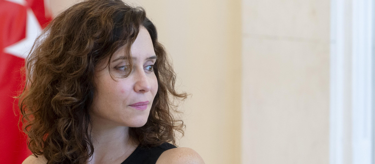 La presidenta de la Comunidad de Madrid, Isabel Díaz Ayuso