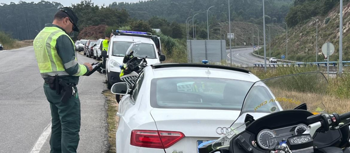 Hombre cazado por la Guardia Civil en Galicia