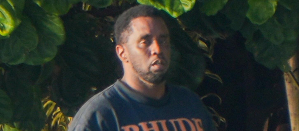 Singer Sean Diddy Combs " Puff Daddy " in Miami