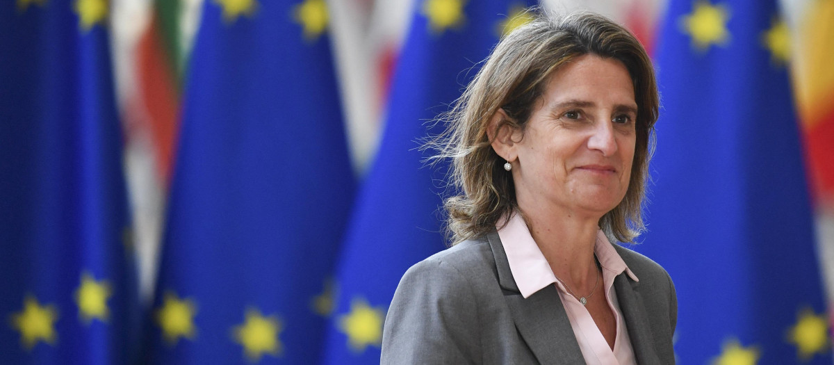 Teresa Ribera, en el Consejo Europeo