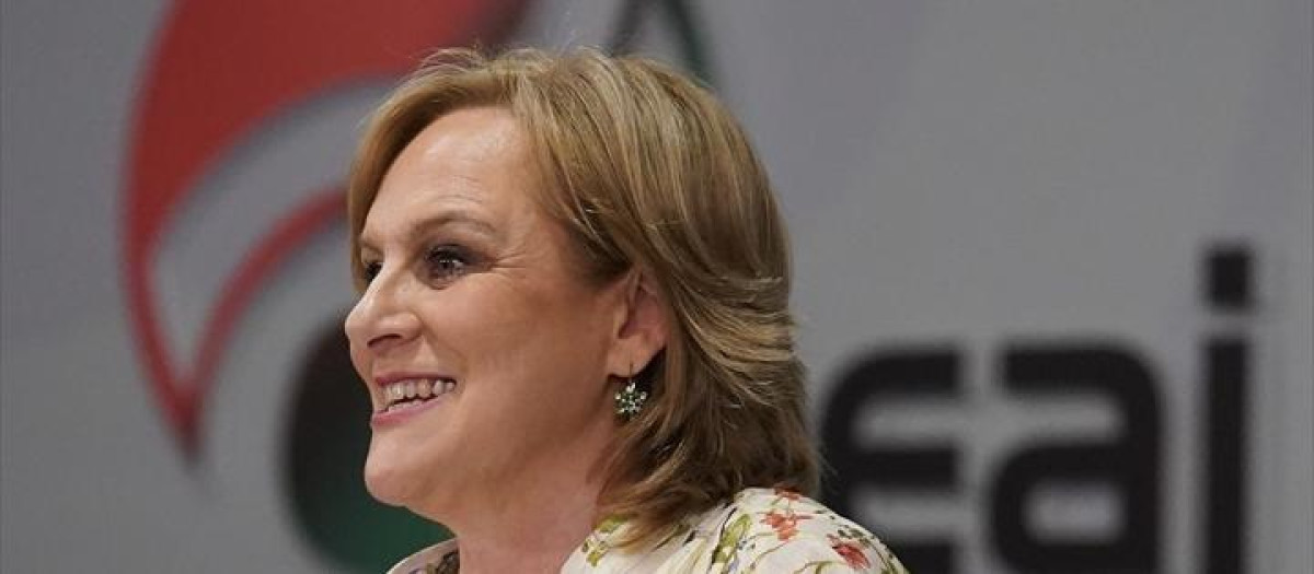 La presidenta del PNV en Vizcaya, Itxaso Atutxa