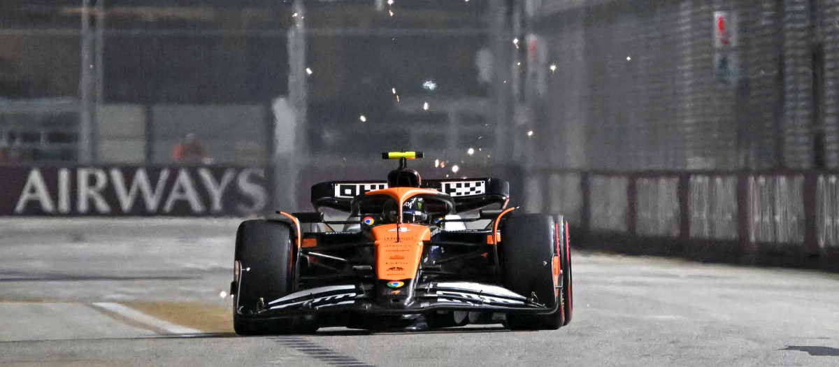 Lando Norris consiguió su sexta pole en el GP de Singapur