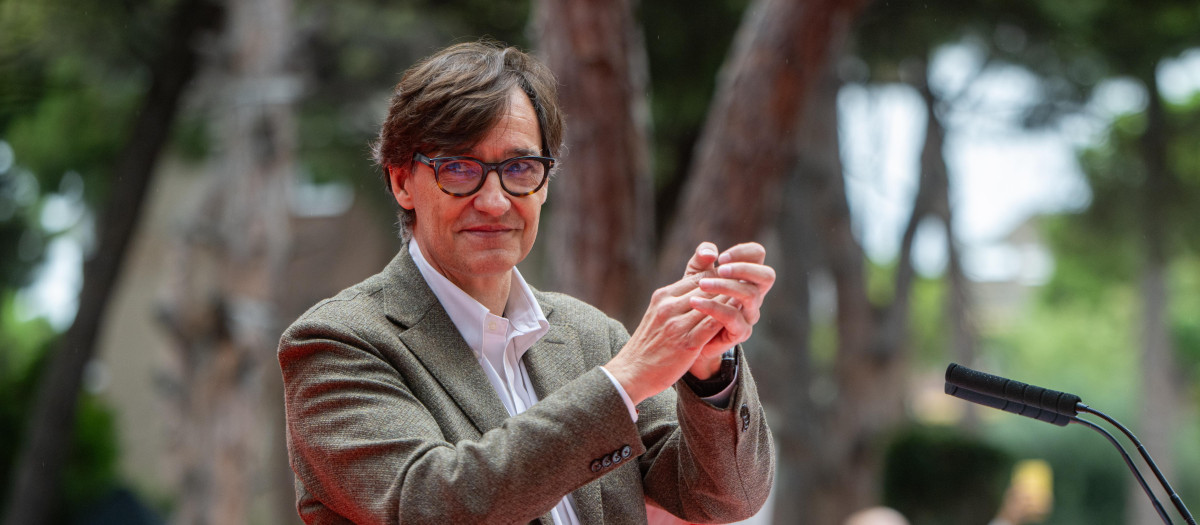 El presidente de Cataluña, Salvador Illa