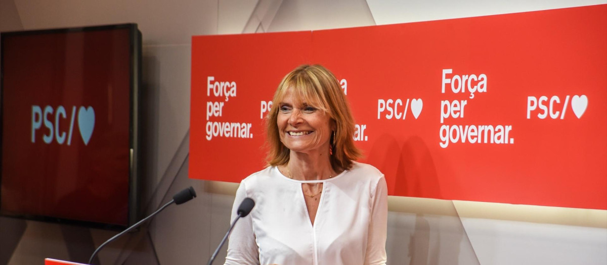 (Foto de ARCHIVO)
La viceprimera secretaria del PSC, Lluïsa Moret, durante una rueda de prensa del PSC tras la reunión de la ejecutiva del partido, a 26 de agosto de 2024, en Barcelona, Catalunya (España). El encuentro ha tenido lugar tras el periodo vacacional, en el inicio de una semana en la que también el Govern regresa a su puesto de trabajo para ultimar su hoja de ruta para esta legislatura.

Alberto Paredes / Europa Press
26 AGOSTO 2024;BARCELONA;PSC;ENCUENTRO;RUEDA DE PENSA;PRESIDENTE;GENERALITAT
26/8/2024