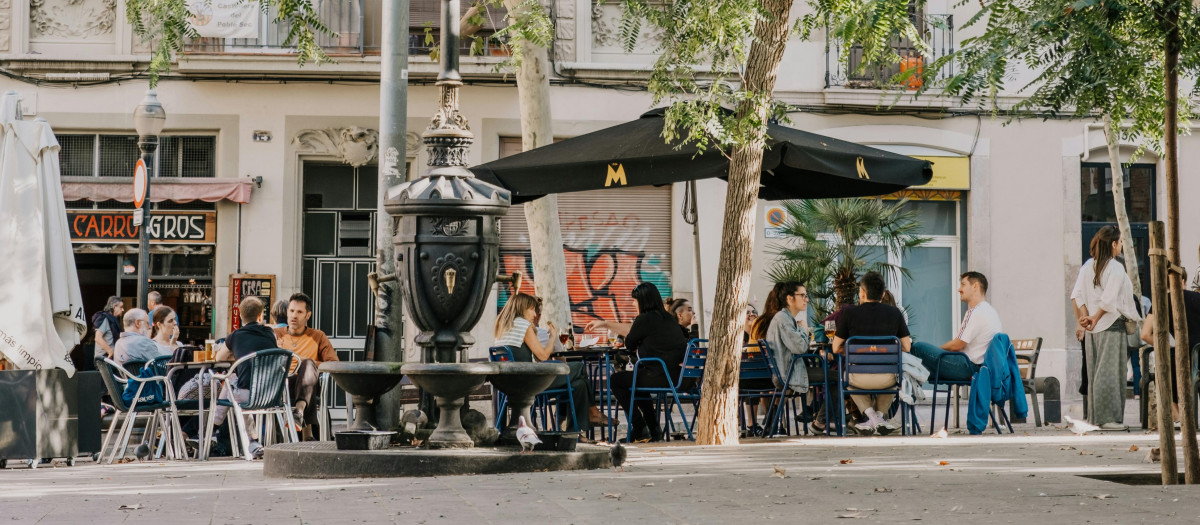 Un día soleado en Barcelona