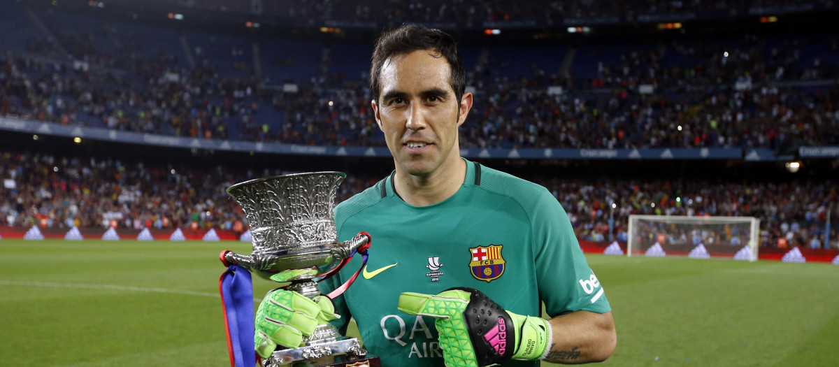 Claudio Bravo se ha ofrecido para volver al Barça aprovechando la lesión de Ter Stegen