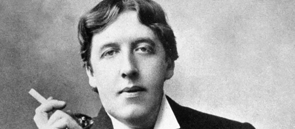 Retrato histórico del escritor irlandés Oscar Wilde