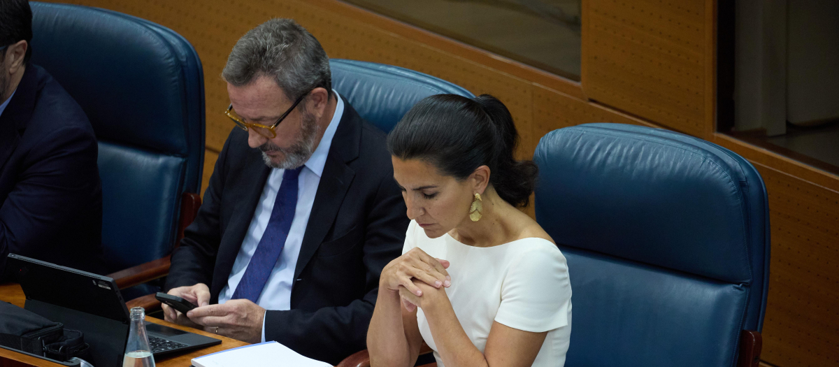 La portavoz de Vox en la Asamblea de Madrid, Rocío Monasterio