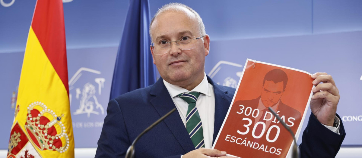 El portavoz del PP en el Congreso, Miguel Tellado