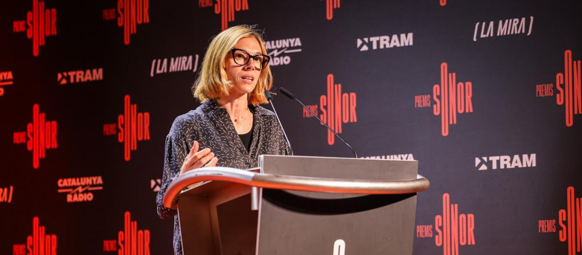 La presidenta de la CCMA, Rosa Romà Monfà