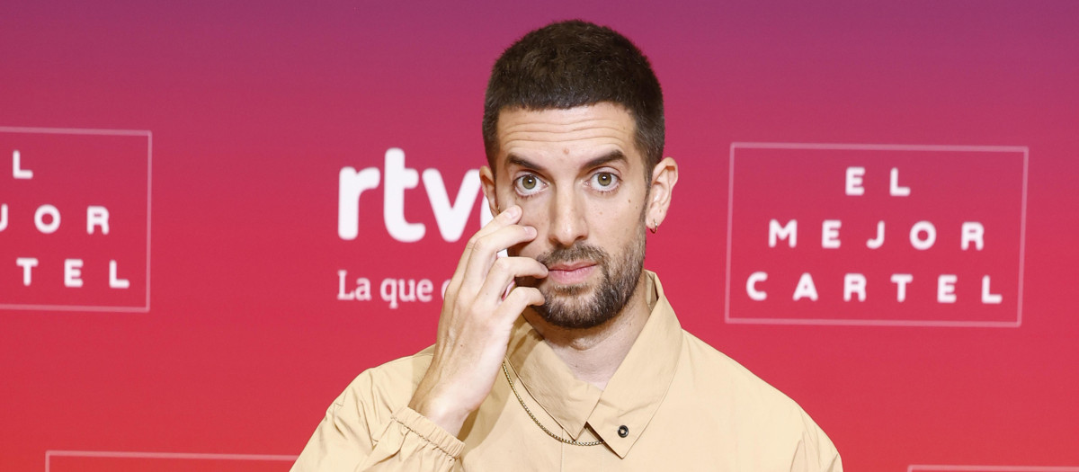 Presenter David Broncano at photocall for program "La Revuelta " during the 16 edition of FesTVal 2024, Vitoria Television Festival 2024 in Vitoria, on  4 September 2024.