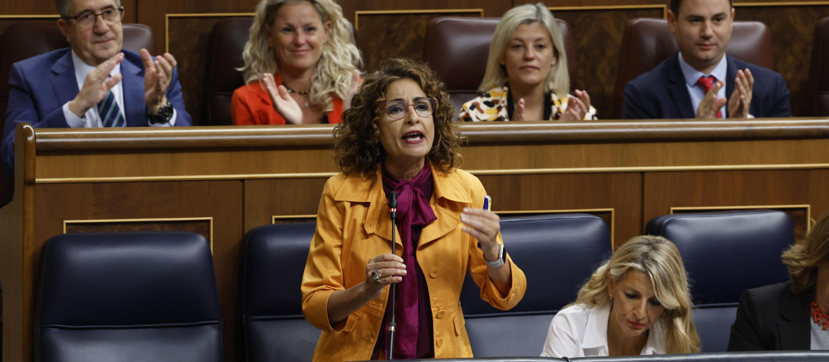 La vicepresidenta primera y ministra de Hacienda, María Jesús Montero