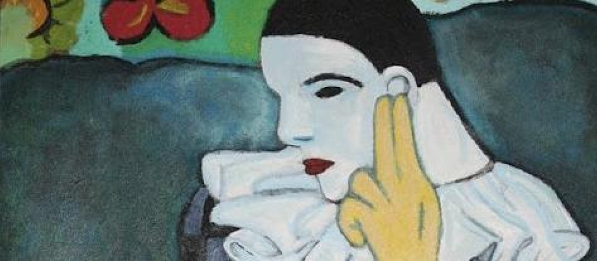 Arlequín pensativo (1901) de Picasso