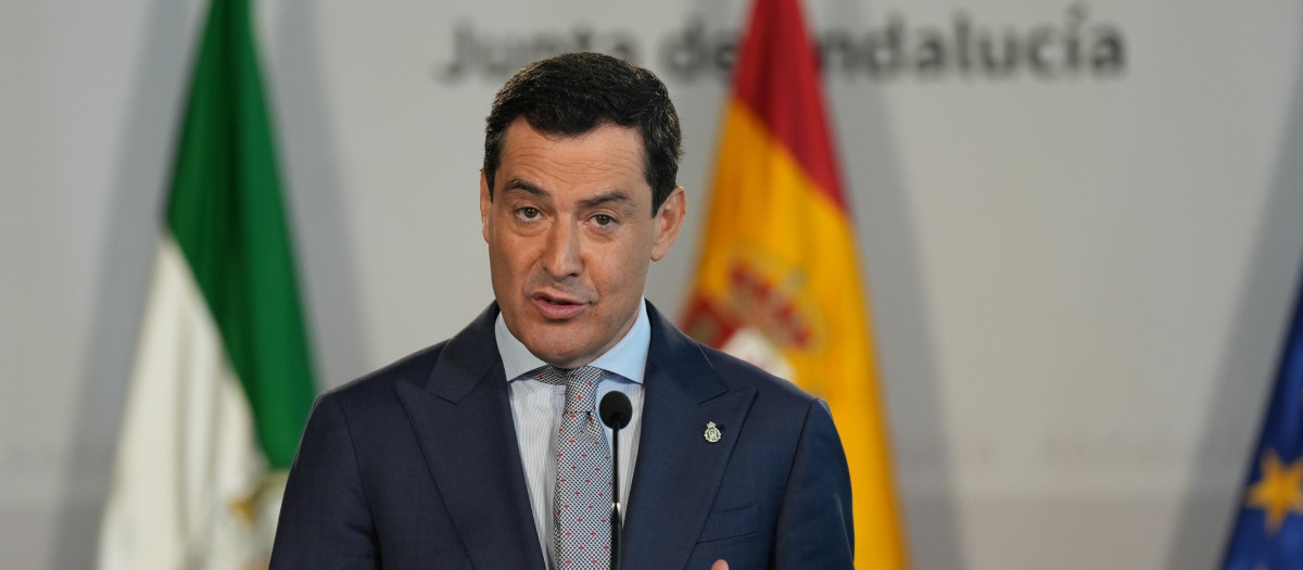 El presidente del PP de Andalucía, Juanma Moreno