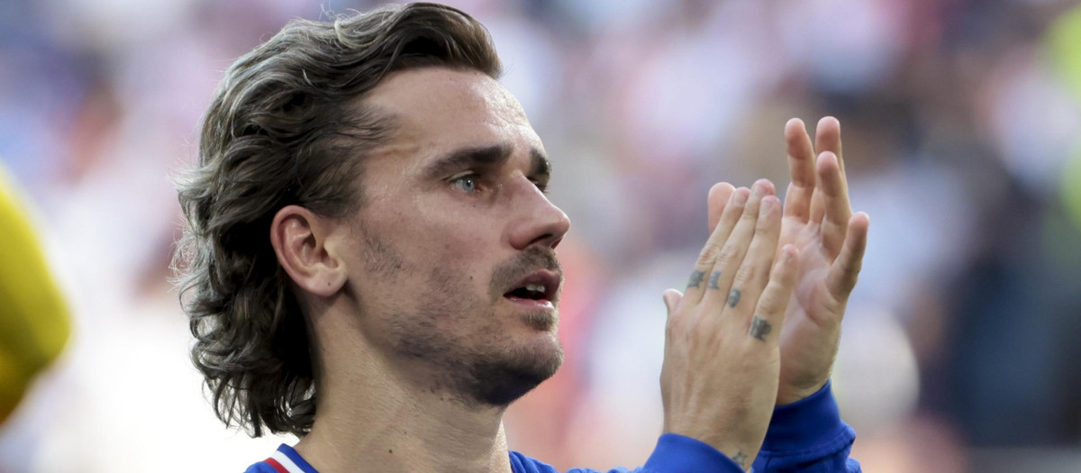 Griezmann agradece el apoyo de la afición francesa tras un partido de la Euro 2024 - Photo Jean Catuffe / DPPI