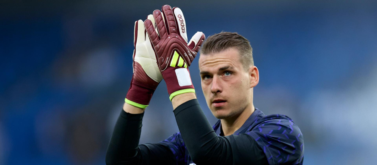 Andriy Lunin será titular en los próximos partidos del Real Madrid