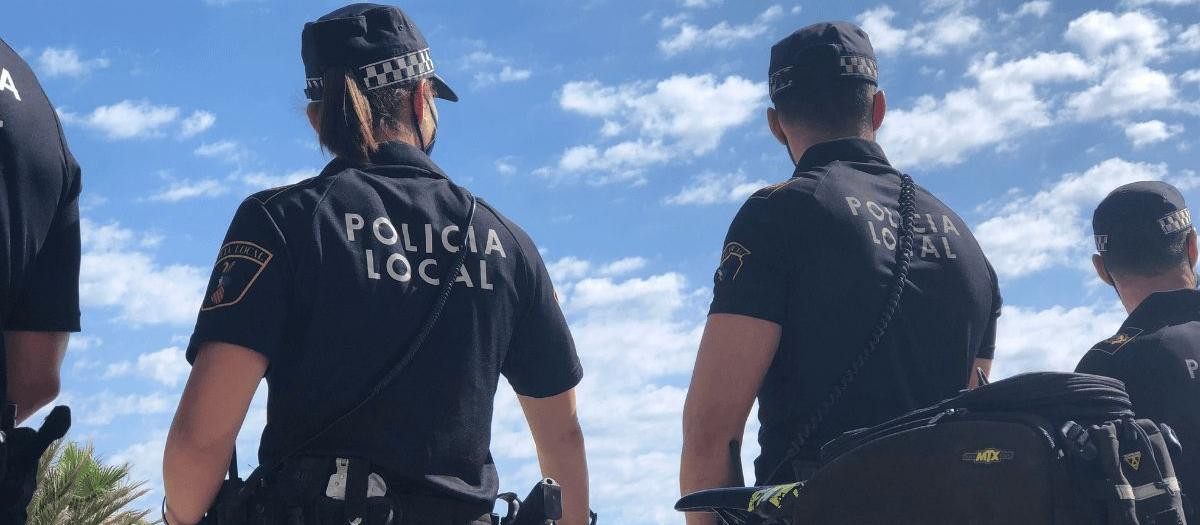 Agentes de la Policía Local de Elche