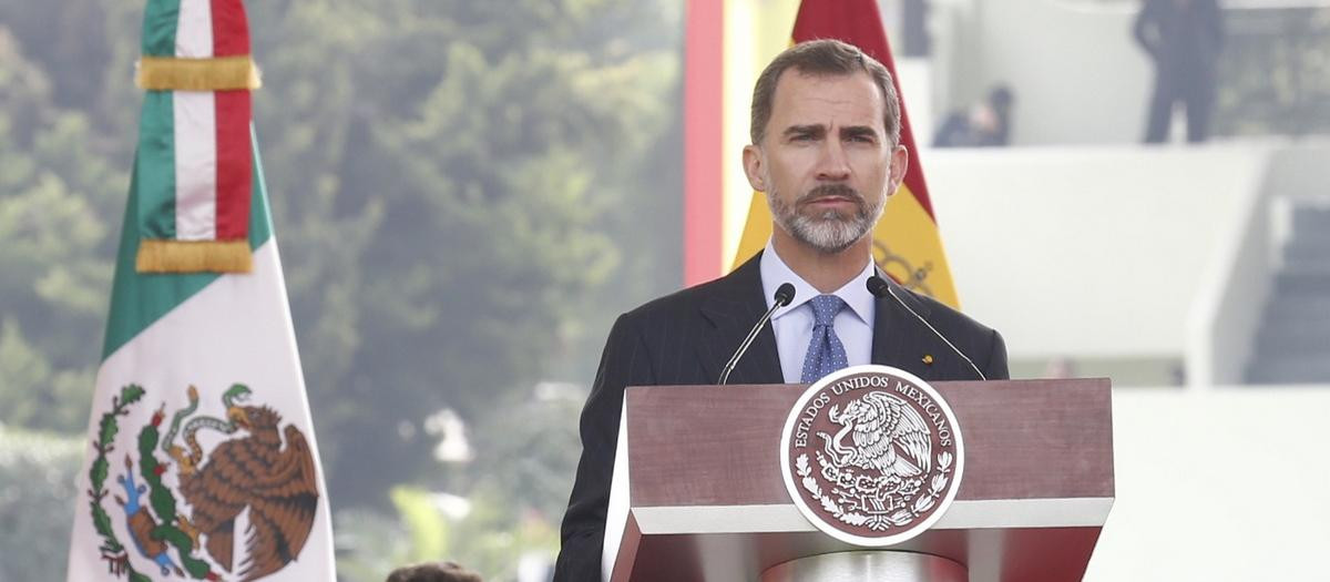 El Rey, en México durante la visita de Estado que realizó en 2015