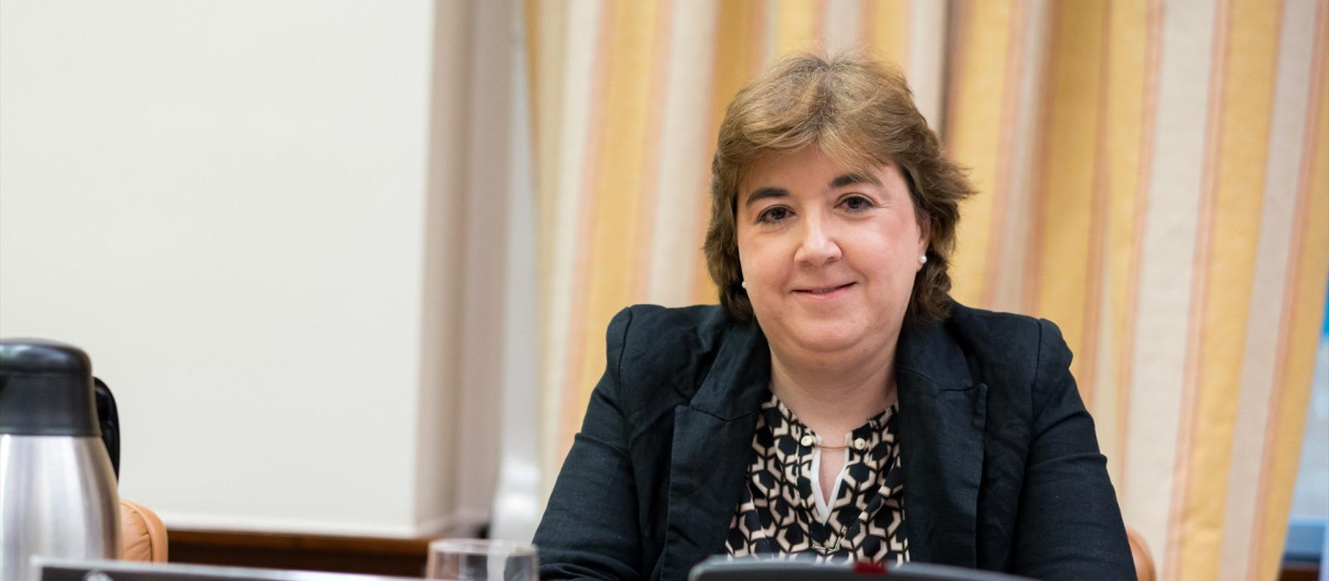 La presidenta interina del Consejo de Administración de la Corporación RTVE, Concepción Cascajosa