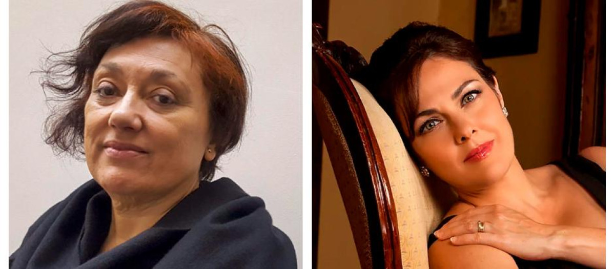 La compositora Marisa Manchado y la soprano Yolanda Auyanet
