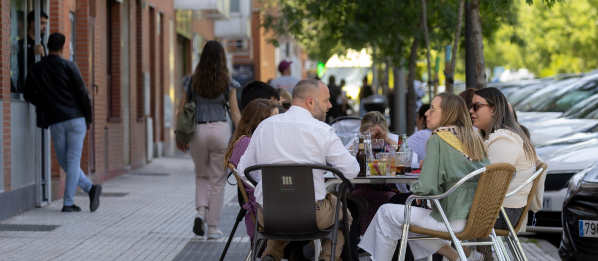 Terraza en Madrid