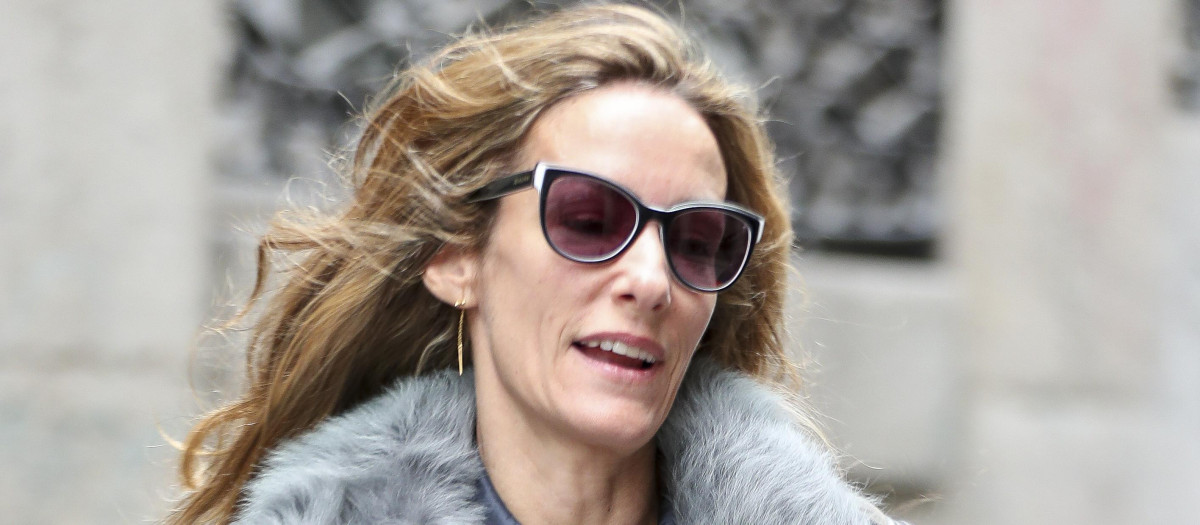Telma Ortiz during her 50 cumpleaños in Madrid. October 29 2023