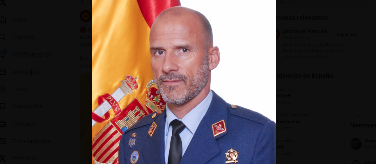 El teniente coronel Pablo Estrada