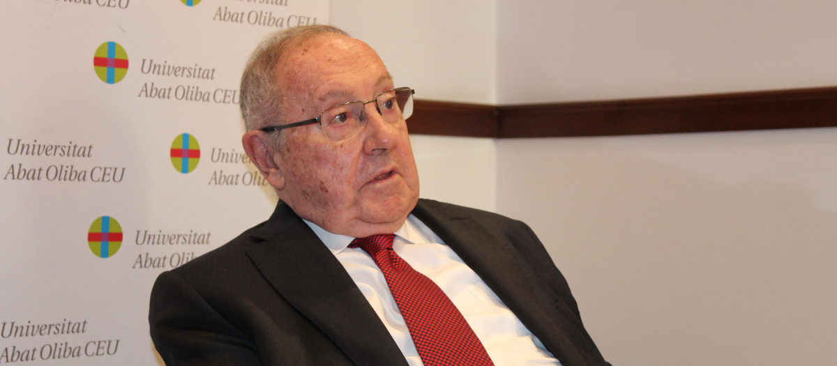 José Luis Bonet, durante la entrevista con El Debate