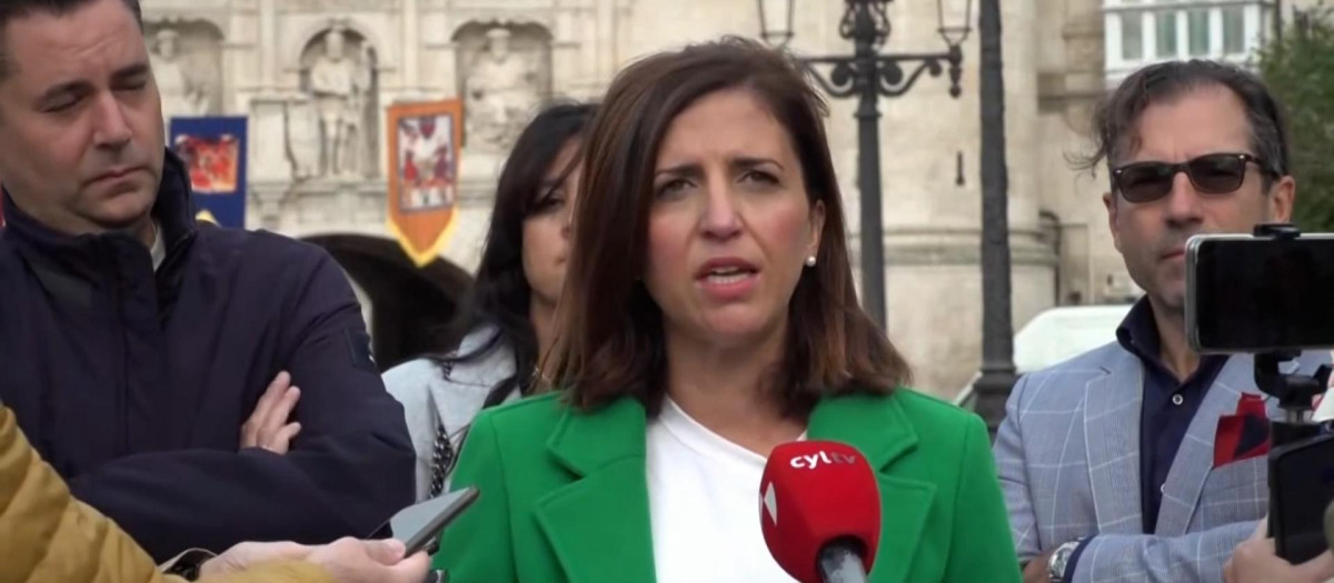 Esther Peña (PSOE) en declaraciones a los medios