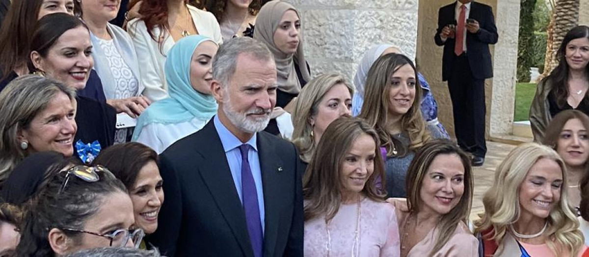 la princesa española Miriam al-Ghazi de Jordania